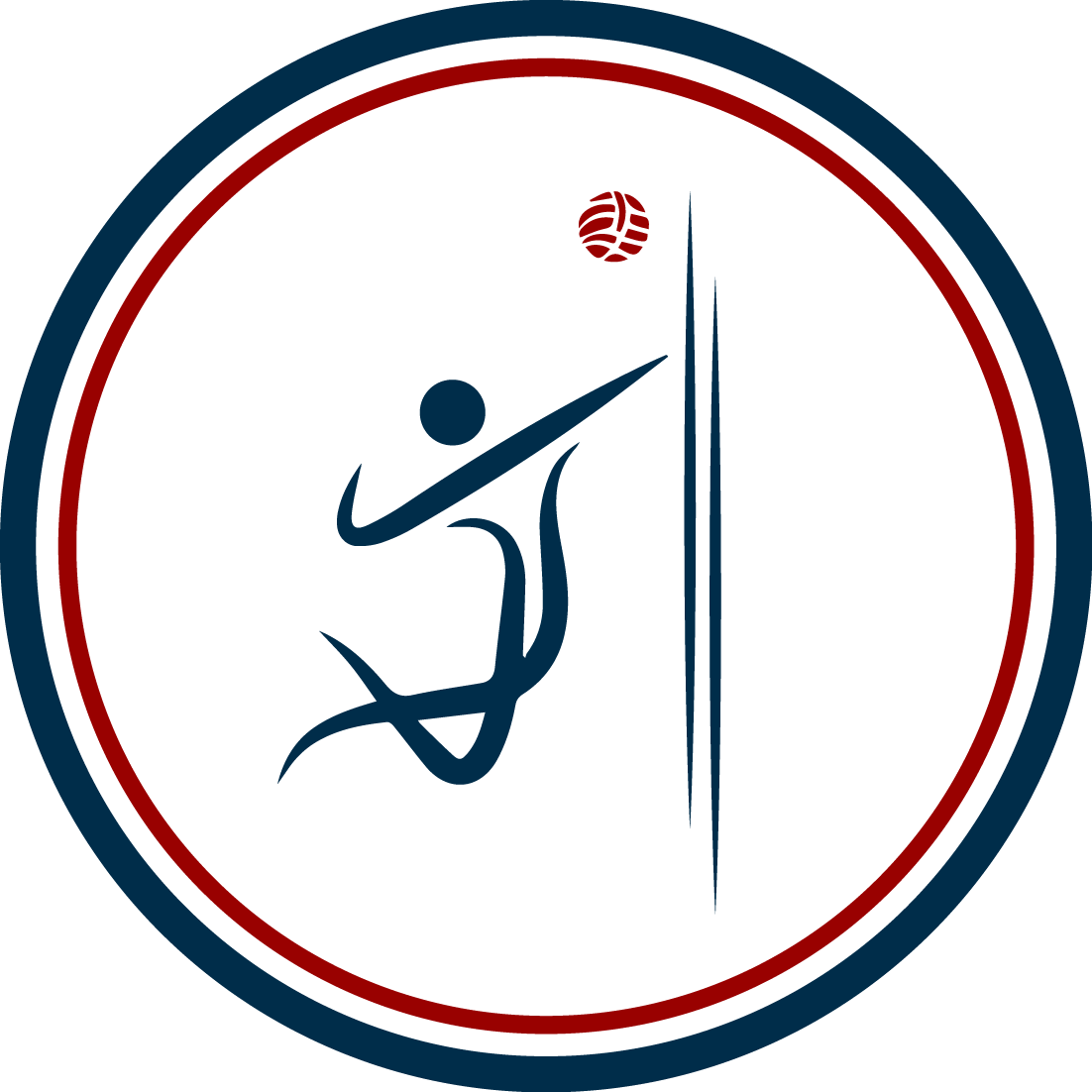 V2 Volleyball logo